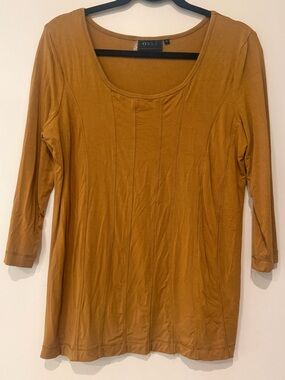 NWOT Vintage Orly Gold Top